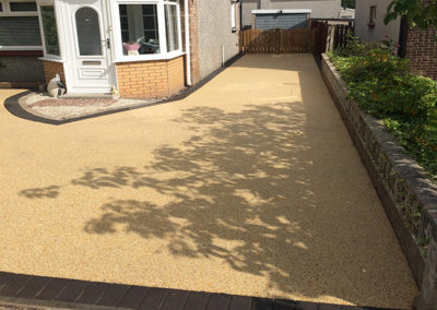 Hamilton resin driveway after