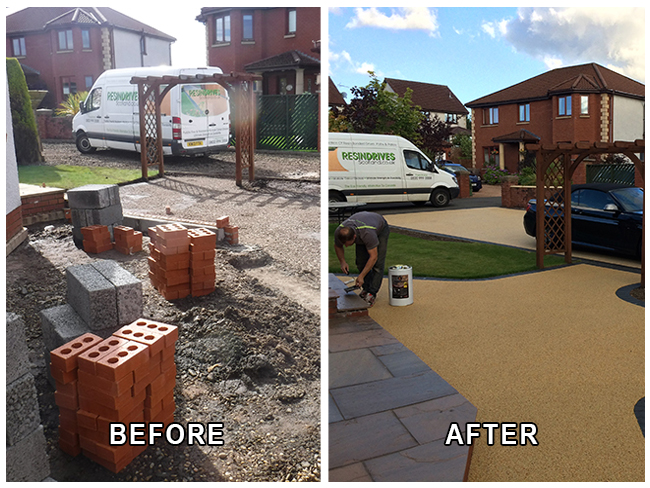 Resin Drive Construction in Carnock, Dunfermline