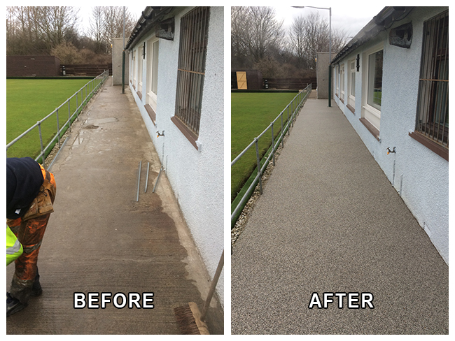 Windygates Bowling Club Path