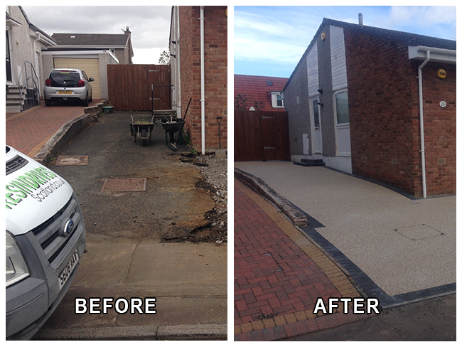 Hillcrest Avenue Kirkcaldy, Resin Driveway