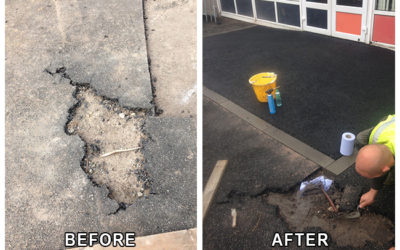 Rubber Crumb Repair, Primary School Blingary Fife